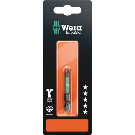 Embout WERA Impaktor Torx 50 mm  Modèle: TX20