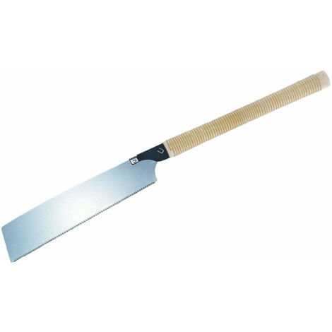 Tajima – Scie japonaise 265 mm – Lame fine en acier – 16 dents par pouce – Revêtement fluorine pour coupe nette – Manche long ergonomique