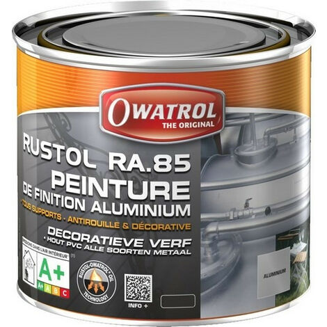 Owatrol – Peinture aluminium antirouille 0.75L – Finition brillante – Excellente protection contre la corrosion – Pour métal, PVC et bois (1/10)