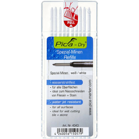 Set de mine pour marqueur de trou profond Dry blanc Pica
