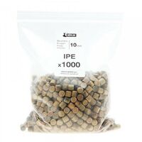 Bouchons en bois ipé Ø10mm – Boîte de 1000 pièces – Biseautés pour finition impeccable – Pour vis inox et terrasses