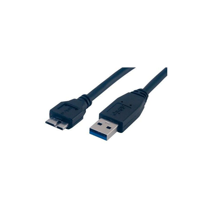 Rallonge USB 3.1 Gen1 Type-A - Type-A noire - 1,8 m DACOMEX