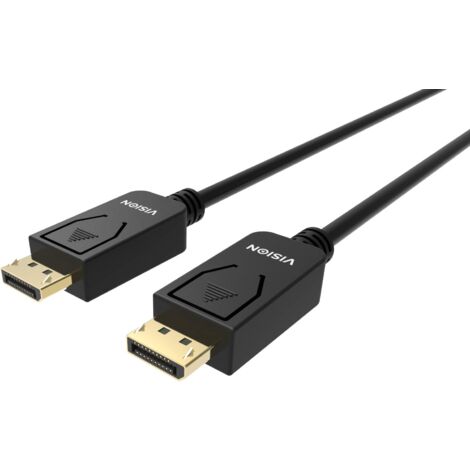 Câble DisplayPort 2.0 Python 3 M - 8K @ 60Hz / 4K @ 240Hz - 54 Gbit/s - Blindage Triple - Connecteurs Dorés