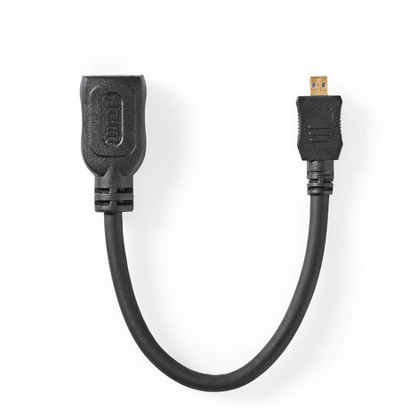 Modèle du produit : Câble HDMI™ Haute Vitesse avec Ethernet Connecteur HDMI™ Micro Entrée HDMI™ 0,2 m Noir