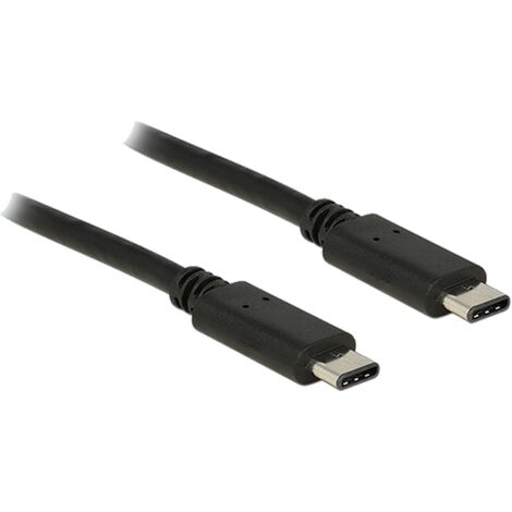 Câble USB C vers USB type C mâle, longueur 1m Goobay