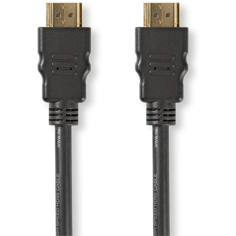 Câble HDMI™ Haute Vitesse avec Ethernet 1,0 m Noir
