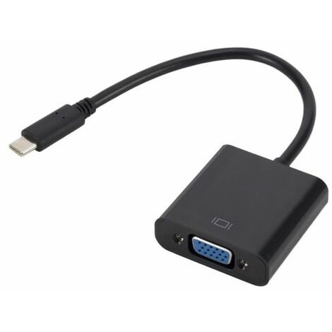 Câble Adaptateur USB-C™ Type-C™ Mâle - VGA Femelle 0,2 m Anthracite