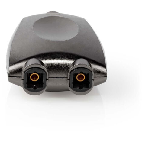 Adaptateur Audio Optique Mini Jack 3.5mm Femelle Vers Toslink Numérique Mâle - Connecteur Plaqué Or - Conversion Numérique Haute Qualité