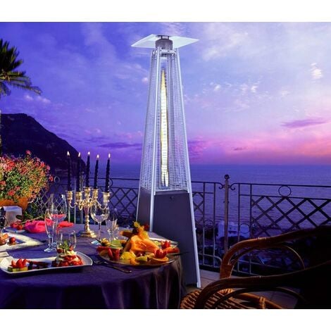 BU-KO Patio Gas Heater Black