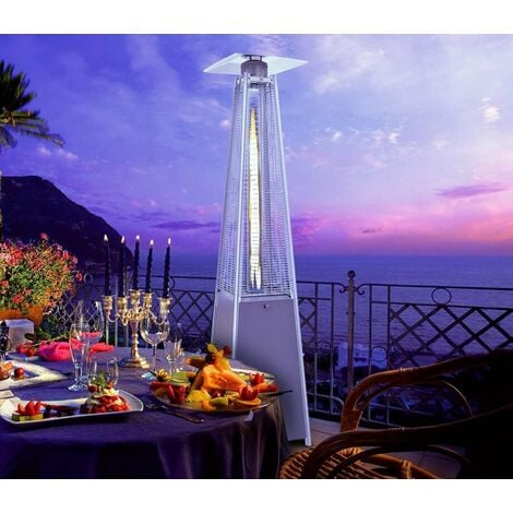 BU-KO Patio Gas Heater Stainless Steel