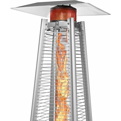 BU-KO Patio Gas Heater Stainless Steel
