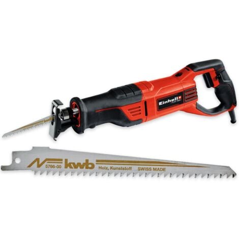 750W Corded Reciprocating Saw with Branch Holder and 2x Blades