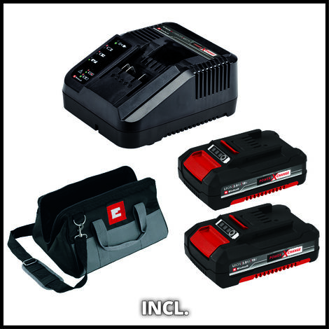 Einhell Cordless Combi Drill and Impact Driver Brushless Set Inc Battery Charger