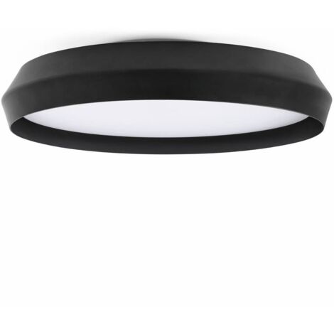 Faro Shoku 600 Nero, Lampada da Parete/Soffitto Nera 40W 2700K (1/5)