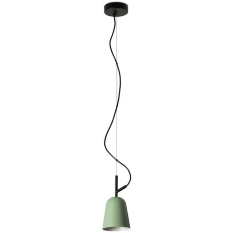 Faro STUDIO Lampada da soffitto a cupola da 11 cm verde opaco (1/3)