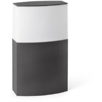 Faro Datna - Piedistallo per paletto da esterno 1 luce Bianco, Grigio scuro IP44, E27