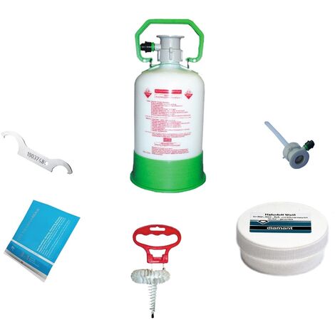 Zapfanlagen Reinigungsset Easy Mit Reinigungsbehälter, Desinfektionsmittel & Zubehör, flach- fitting,Bevi - Power Pulver - Alkalisch,Flach und Kombi (1/4)