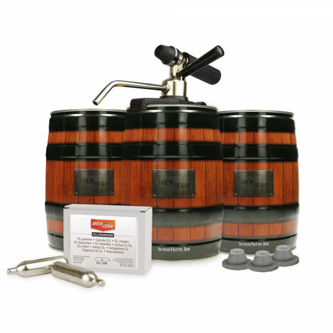 Starterpaket Brewferm Kleine bierfässer, Partyfässer - mit Party Star Deluxe (1/3)