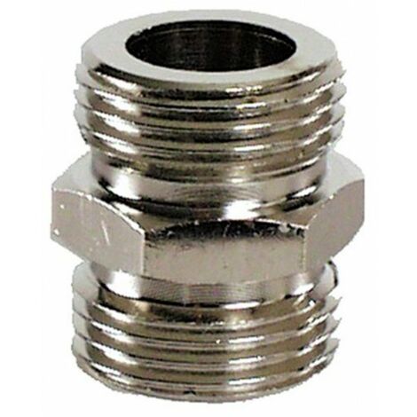 Doppelnippel, Gewindenippel - beidseitig 5/8 Zoll, 7 mm (1/2)