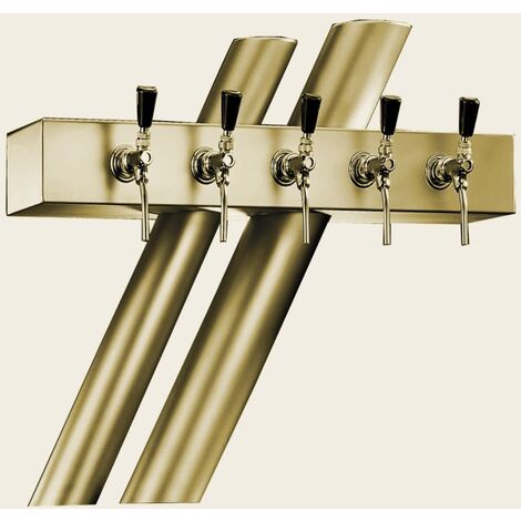 Schanksäule Modell „RJ5“ , CNS poliert, 4-leitig (1/2)