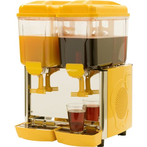 Getränkespender, Getränkespender mit Kühlung, Saftspender mit Kühlung, Kaltgetränke Dispenser - COROLLA 2G gelb (1/2)