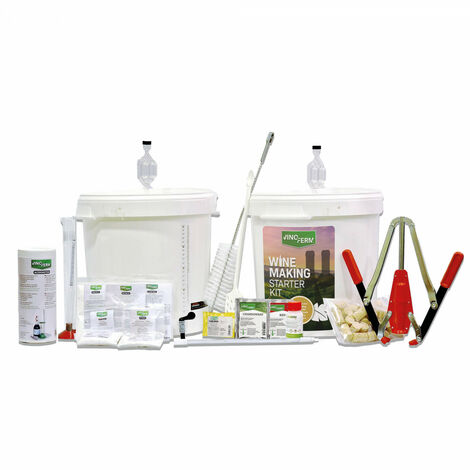 Wein selber machen, Wein selber machen Set - Startpaket MAXI mit Anleitung, Instruction language:Englisch (1/2)
