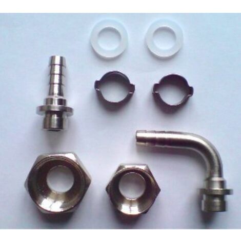 CO2-Schlauchtüllenset, 8 Teile - 10mm (1/2)