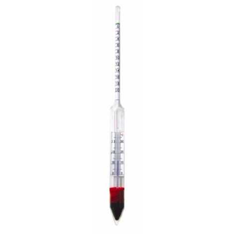 Bierwürzespindel BREWFERM 0-10 plato + Thermometer (1/2)