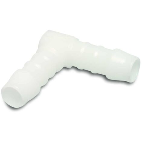 Schlauchverbinder 4mm, Kunststoff Winkel 90°, Winkelverbinder (1/2)