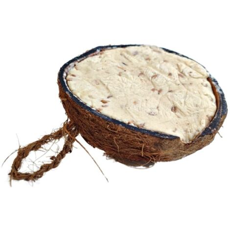 Wildvogelfutter 0.18kg Kokosnuss, Halbe Kokosnuss für Wildvögel