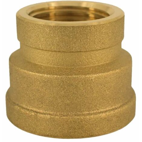 Messing Muffe reduziert, Gewindefitting 2" IG x 1 1/2" IG