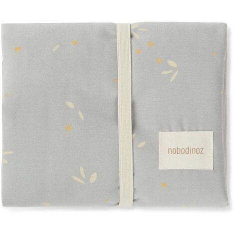 Nobodinoz STORIES Wickelauflage, Wickelmulde, 45 x 65 cm, Farbe: Weide zartblau