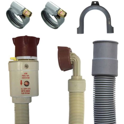 Aquastop Schlauch Set, 2,5m, Ablaufschlauch, Schlauchschellen, Waschmaschine Spülmaschine (1/5)