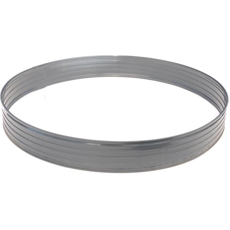Baumring aus Alu Höhe 100 mm Durchmesser 1.2 m  Baumumrandung  Pflanzringe  Beeteinfassung  Rasenkante rund (1/5)