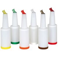 Speedbottle, Bottle-Pour-Master Flasche, 1 L, Farbe: rot