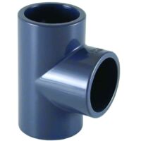 PVC Fittinge, PVC T-Stück 40mm, PVC-U Muffe PN16