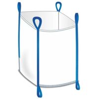 BIG BAG oben offen, 2 Schlaufen unten Tragkraft 1000 kg, 90 x 90 x 90 cm