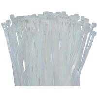 Kabelbinder, 100 Stück, 370x4,8mm natur, PA6.6 Kunststoffbinder