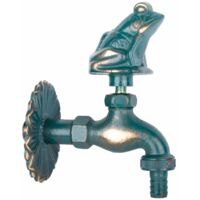 Auslaufventil Garten, Nostalgie Frosch, Wasserhahn 1/2 Zoll