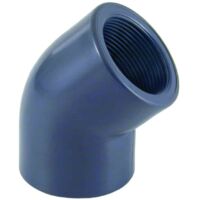 PVC - U 45° Winkel Muffe x IG 50 mm x 1 1/2" PN10