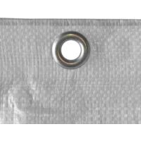 Gerüstplane, 1,10 x 10 m, 150 g/m², weiß, Bauplane