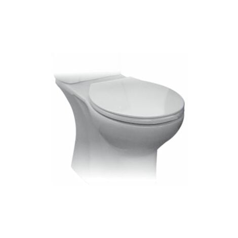 Vaso WC Disabili e Anziani in ceramica scarico pavimento con coprivaso