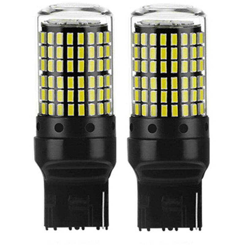 2x Car 3014 144smd Canbus T20 7440 W21w Led Bulbs For Turn Signal Lights  Parking Brake Lamp Reversi