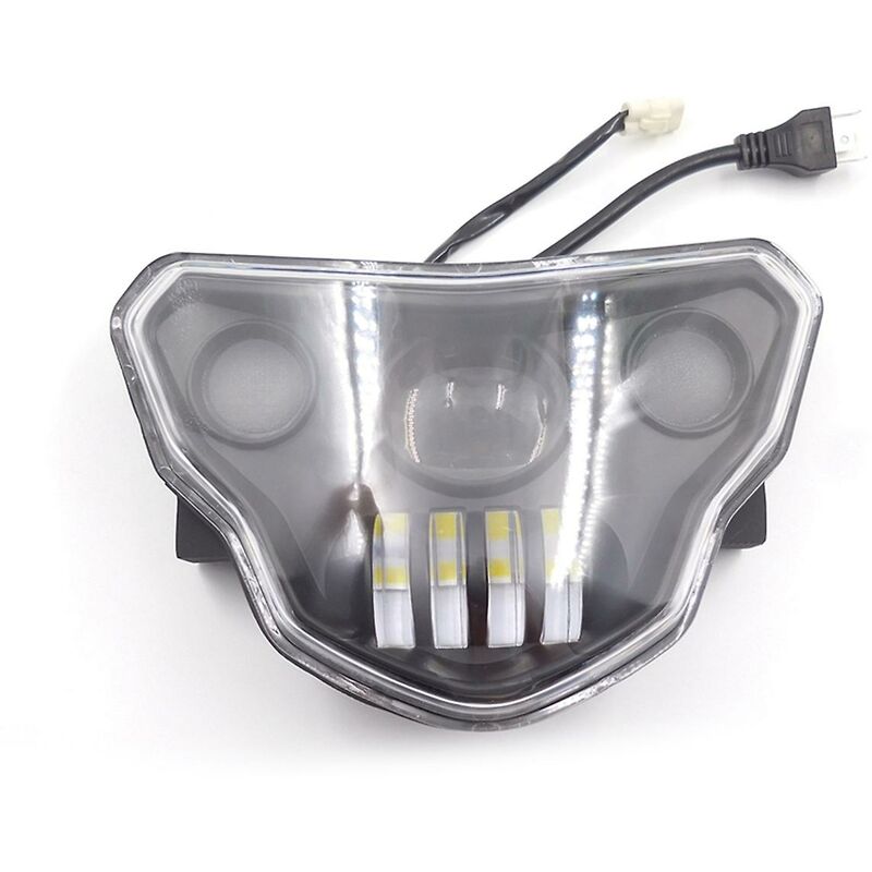 2Pc Motorrad LED Light Fernlicht Scheinwerfer Zusatzscheinwerfer w/  Schalter New