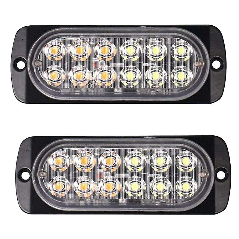 Bernstein Strobe LED Warnleuchte – 8 LEDs, Amber, Produktbild-Vorschau 3