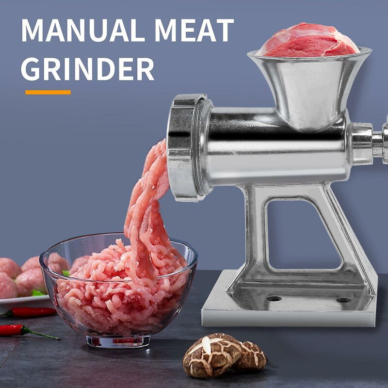 Robuster handbetriebener Fleischwolf Rindfleisch mit und Kurbel, Fleischwolf, für Nudel- Wurstmaschine