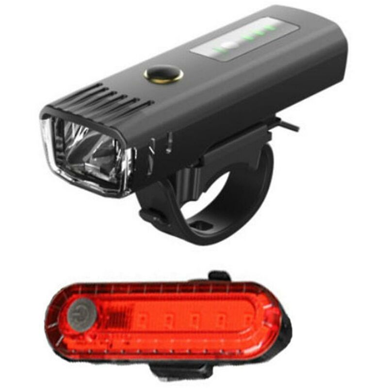Fahrrad Licht Scheinwerfer Fahrrad Lenker Vorne Und Rücklicht Lampe  Radfahren Taschenlampe Sicherheit Licht Se