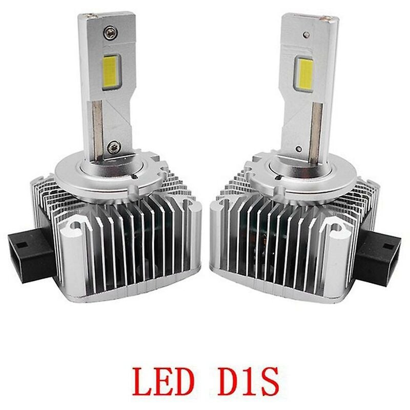 D1s LED-Scheinwerfer versteckt D1s/r Autolampe LED 8000lm CSP Chip 6000k  Weiß 90w Einfache Installation Stecker und