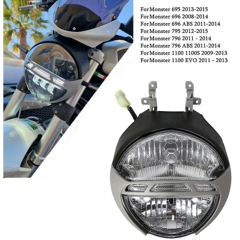 Motorrad-Scheinwerfer-Montagezubehör für Monster 696 795 796 1100