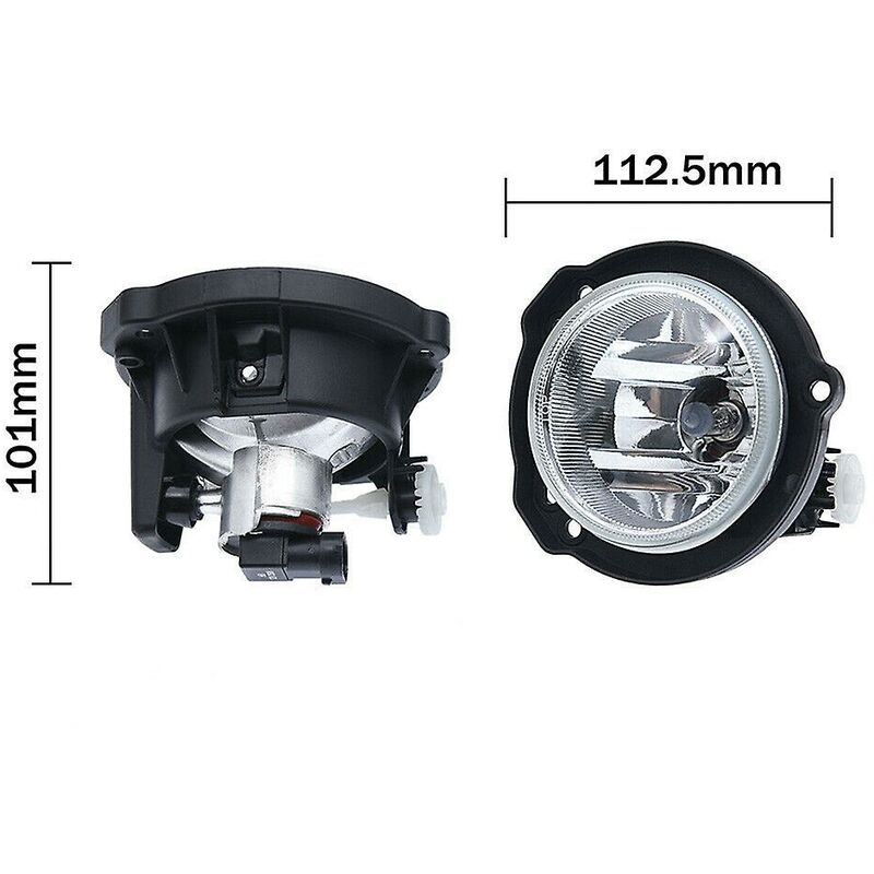 Paar LED-Nebelscheinwerfer, Frontstoßstange, Nebelscheinwerfer, klare  Linse, für Avanza 2012–2019